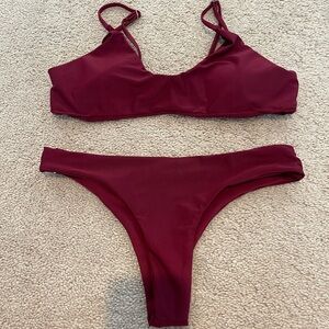 Maroon Bikini